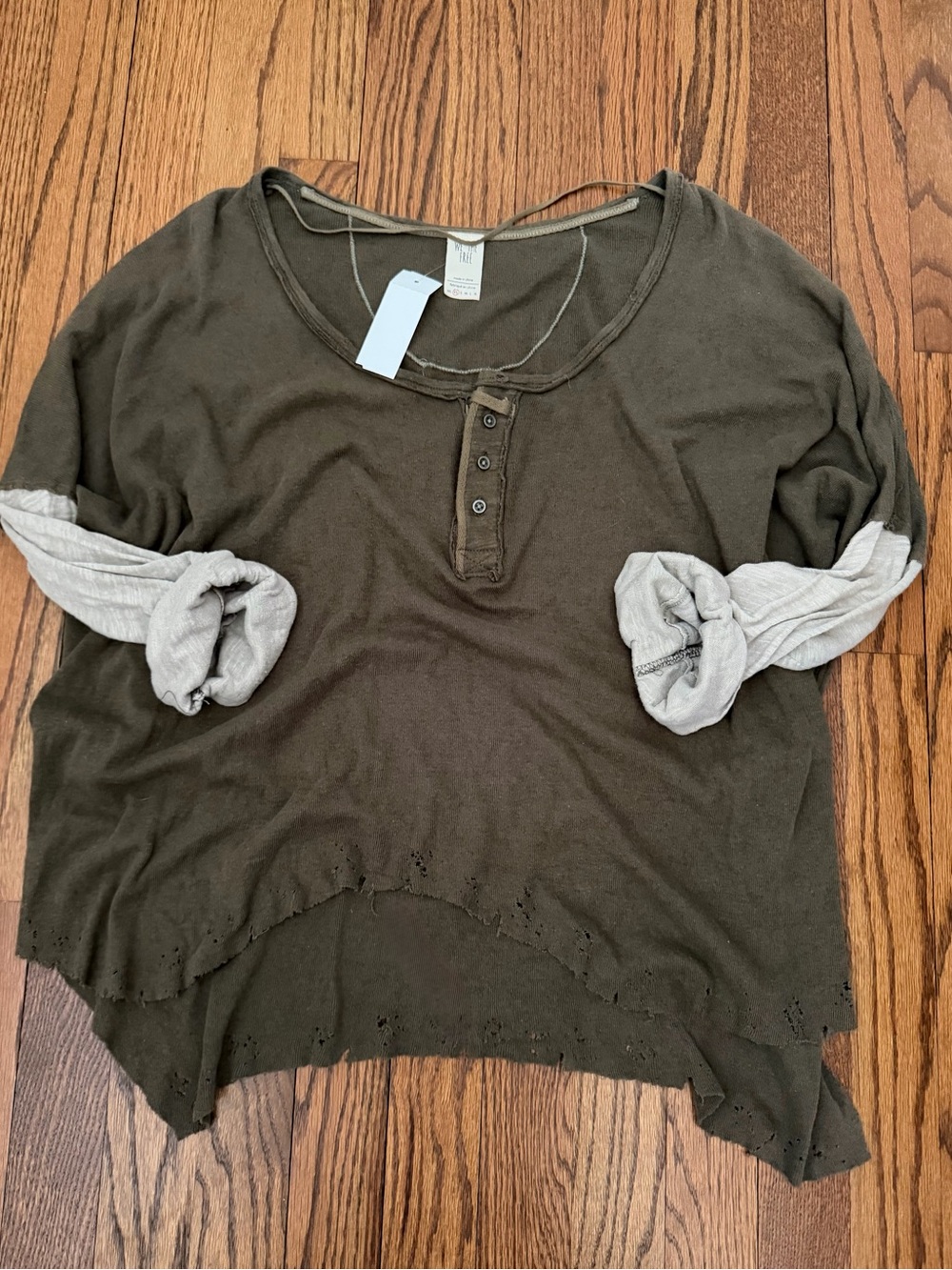 Urban Outfitters Henley Top-XS